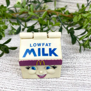 Vintage 1993 McDonalds "Lowfat Milk" Transforming Happy Meal Toy